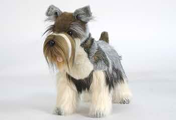 シュナウザー　ビンテージ　ぬいぐるみ　ヨーロッパ 1954-70年代 ドイツ製 Steiff 犬 シュナウザー Schnauzer Tessie